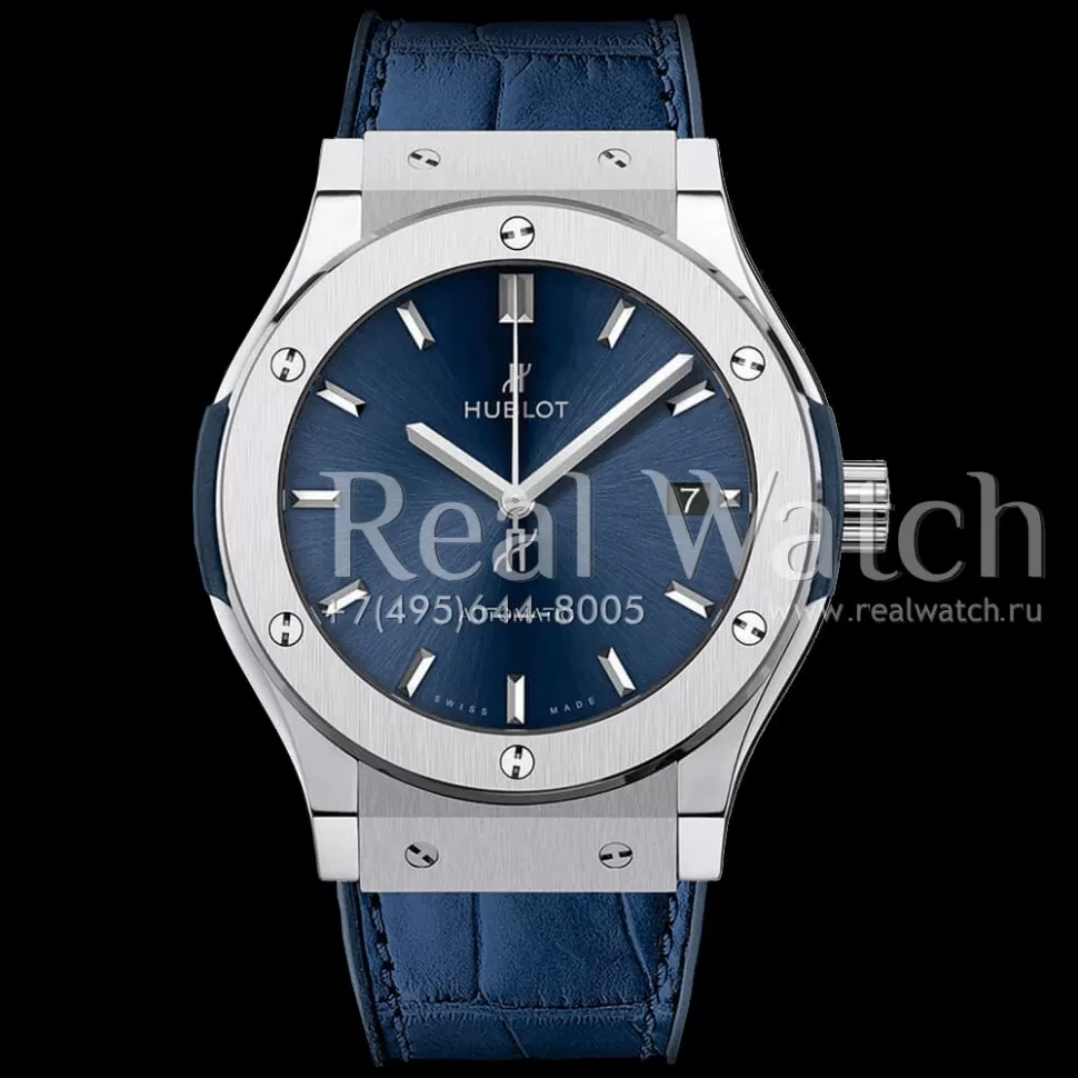 Hublot classic fusion. Hublot Classic Fusion Titanium. Hublot Classic Fusion Blue. Hublot Classic Fusion Titanium Blue 45 mm.