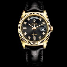 Rolex Day-Date 36 mm Yellow Gold Black Dial (Арт. RW-9175)
