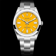 Rolex Oyster Perpetual 41mm Yellow Dial (Арт. RW-9274)